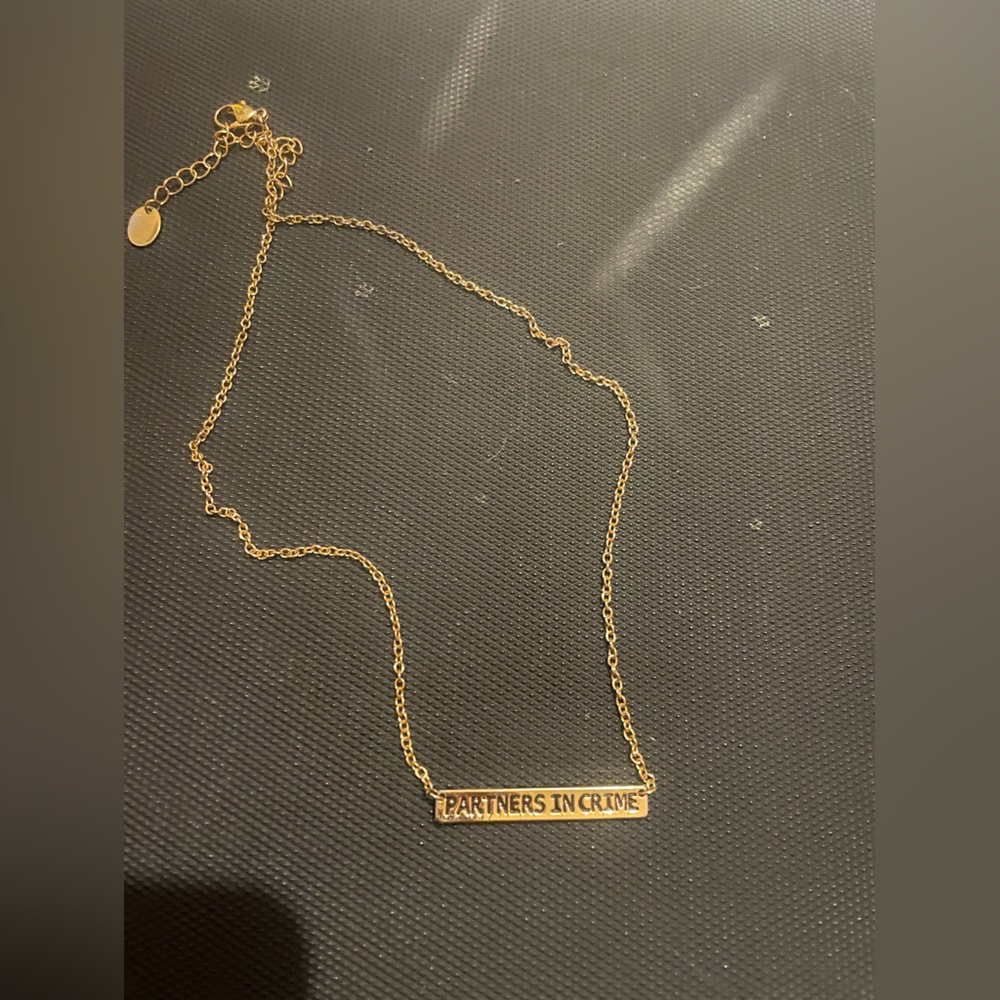 Claire’s “Partners In Crime” necklace